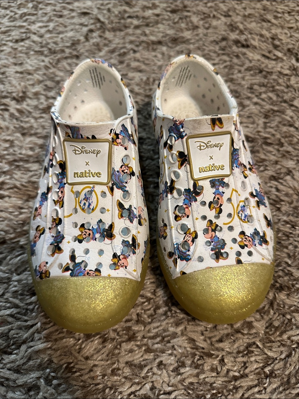 Native Disneys 50th anniversary childrens shoes  h - Picture 2 of 7